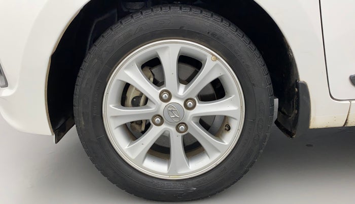 2015 Hyundai Grand i10 ASTA AT 1.2 KAPPA VTVT, Petrol, Automatic, 46,360 km, Left Front Wheel