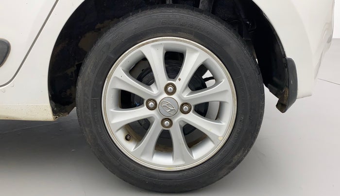 2015 Hyundai Grand i10 ASTA AT 1.2 KAPPA VTVT, Petrol, Automatic, 46,360 km, Left Rear Wheel