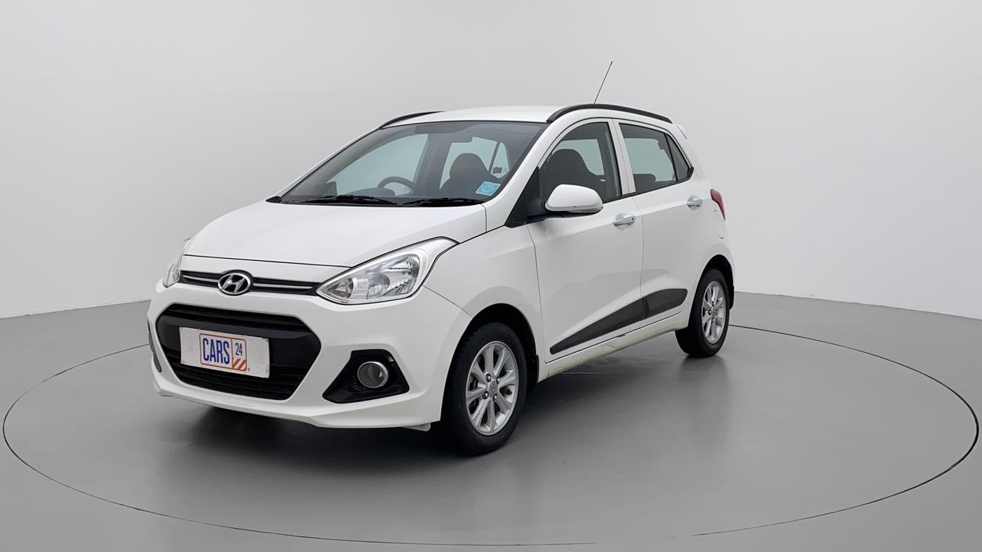 2015 Hyundai Grand i10 ASTA AT 1.2 KAPPA VTVT, Petrol, Automatic, 46,360 km, Left Front Diagonal