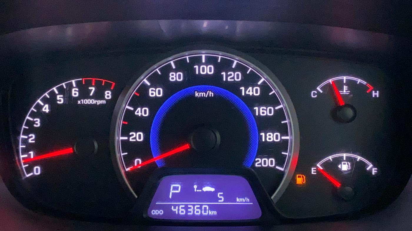 2015 Hyundai Grand i10 ASTA AT 1.2 KAPPA VTVT, Petrol, Automatic, 46,360 km, Odometer Image