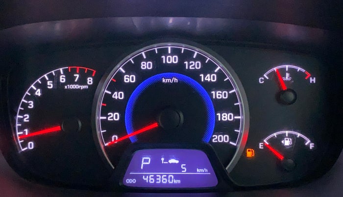 2015 Hyundai Grand i10 ASTA AT 1.2 KAPPA VTVT, Petrol, Automatic, 46,360 km, Odometer Image