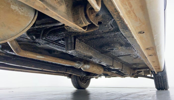 2014 Maruti Wagon R 1.0 VXI, Petrol, Manual, 45,572 km, Rear right underbody view