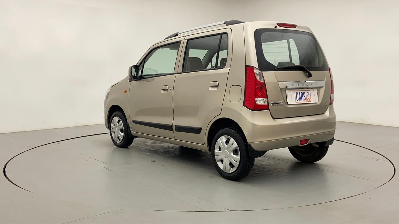 2014 Maruti Wagon R 1.0 VXI, Petrol, Manual, 45,572 km, Left Back Diagonal (45- Degree) View