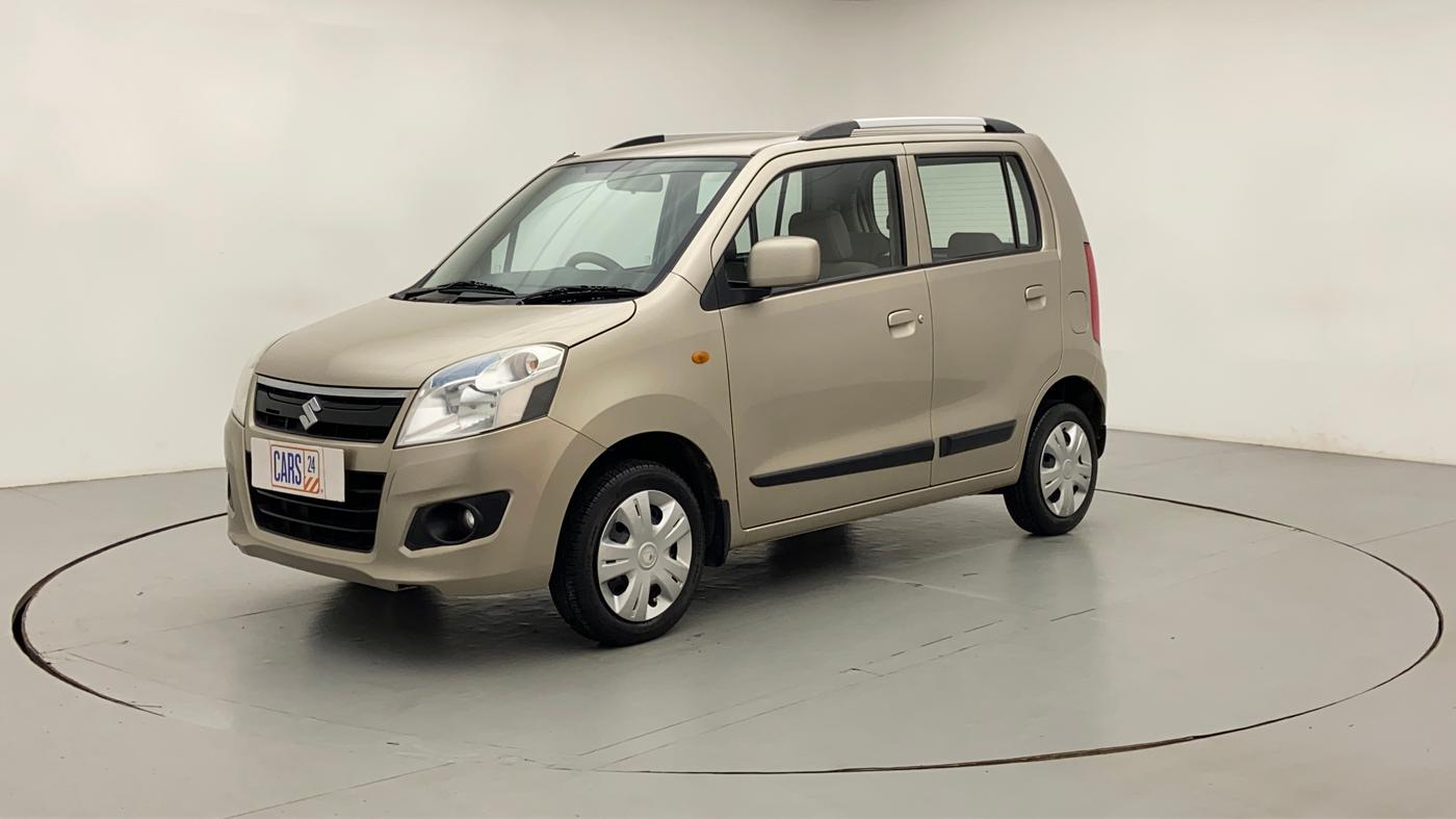 2014 Maruti Wagon R 1.0 VXI, Petrol, Manual, 45,572 km, Left Front Diagonal (45- Degree) View