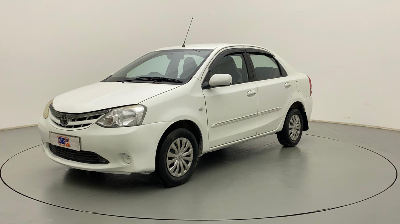 2011 Toyota Etios G SP, Petrol, Manual, 96,269 km, Left Front Diagonal