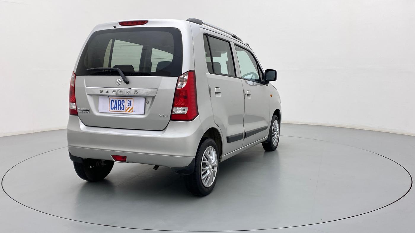 2012 Maruti Wagon R 1.0 VXI, Petrol, Manual, 67,609 km, Right Back Diagonal