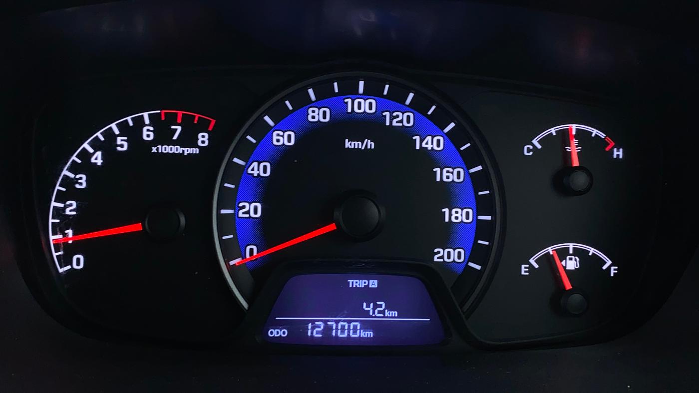 2017 Hyundai Xcent SX 1.2, Petrol, Manual, 12,696 km, Odometer Image