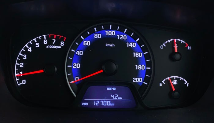 2017 Hyundai Xcent SX 1.2, Petrol, Manual, 12,696 km, Odometer Image