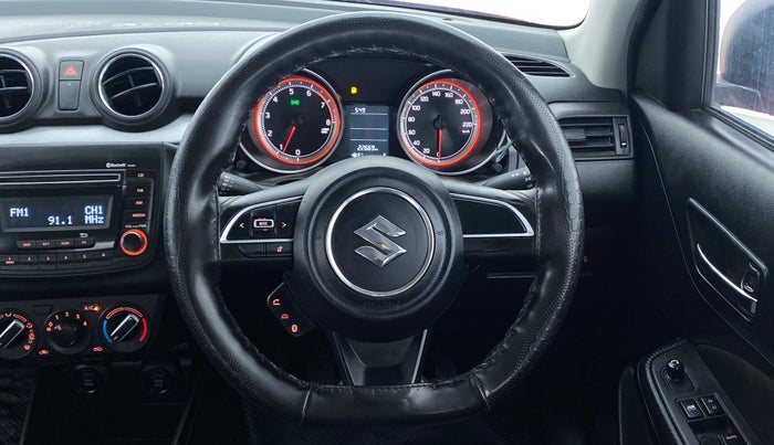 2018 Maruti Swift VXI D, Petrol, Manual, 22,669 km, Steering Wheel Close Up