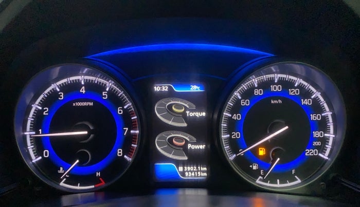 2017 Maruti Baleno ALPHA PETROL 1.2, Petrol, Manual, 93,414 km, Odometer Image