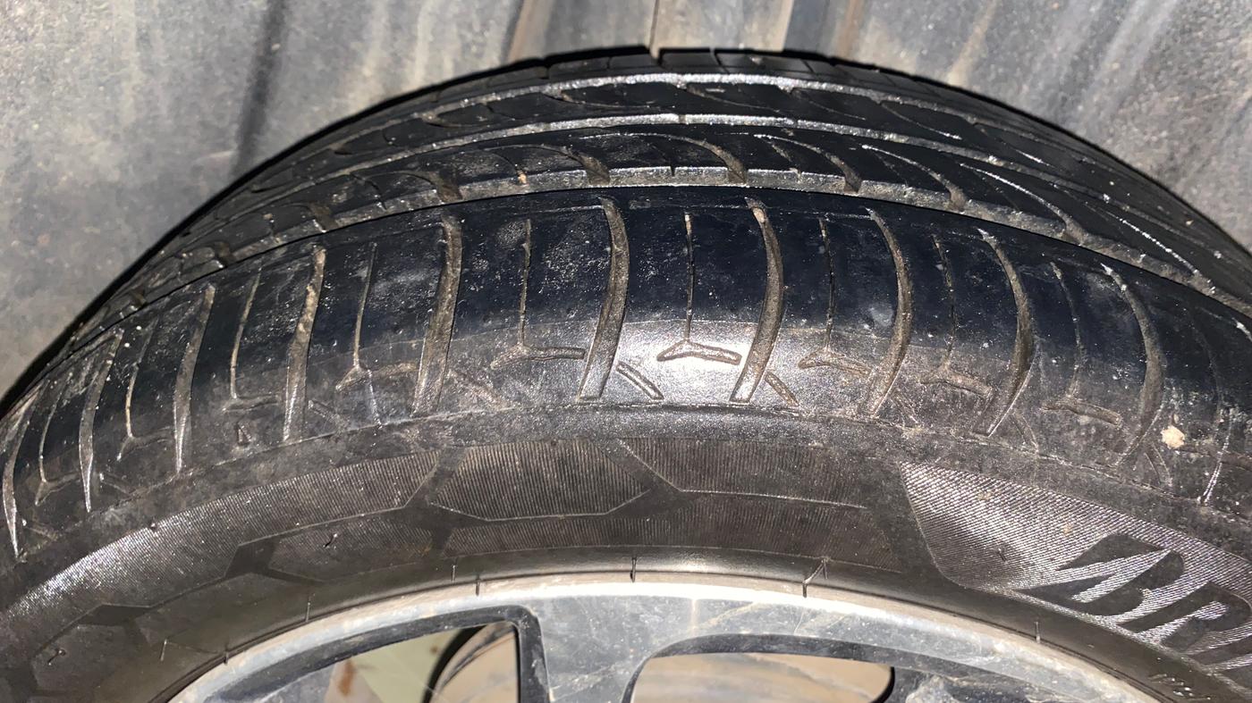 2023 Toyota Glanza G E-CNG, CNG, Manual, 56,093 km, Right Rear Tyre Tread