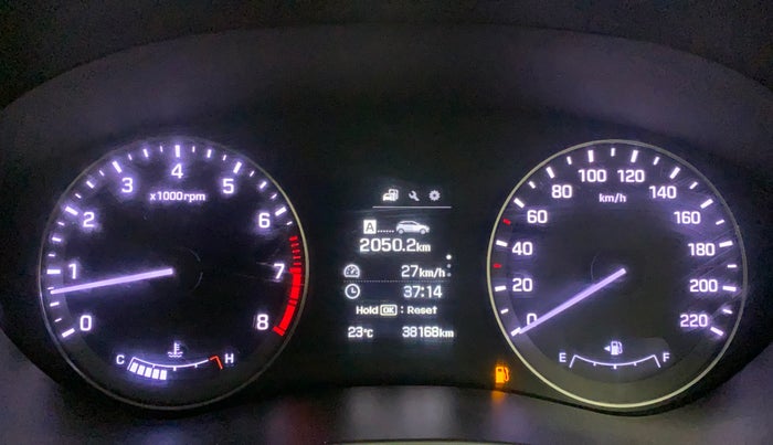 2017 Hyundai Elite i20 ASTA 1.2 (O), Petrol, Manual, 38,167 km, Odometer Image
