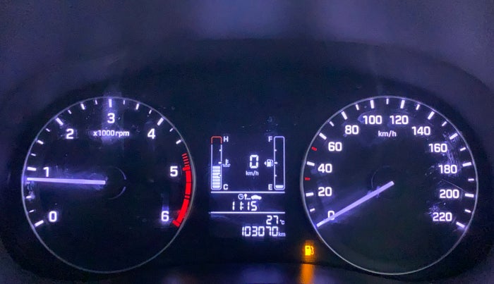 2017 Hyundai Creta SX 1.6 DIESEL, Diesel, Manual, 1,03,070 km, Odometer Image