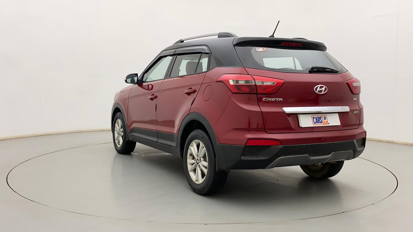 2017 Hyundai Creta SX 1.6 DIESEL, Diesel, Manual, 1,03,070 km, Left Back Diagonal
