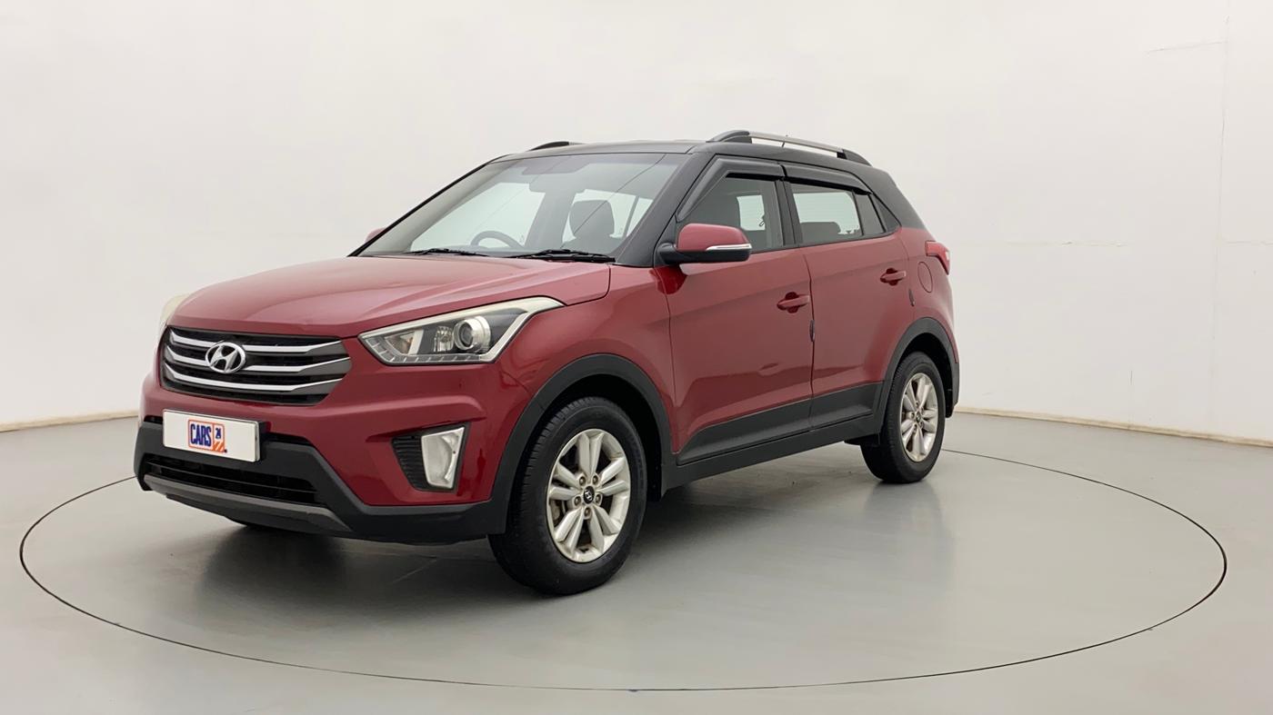 2017 Hyundai Creta SX 1.6 DIESEL, Diesel, Manual, 1,03,070 km, Left Front Diagonal