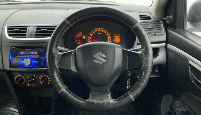 2015 Maruti Swift LXI (O), Petrol, Manual, 65,365 km, Steering Wheel Close Up
