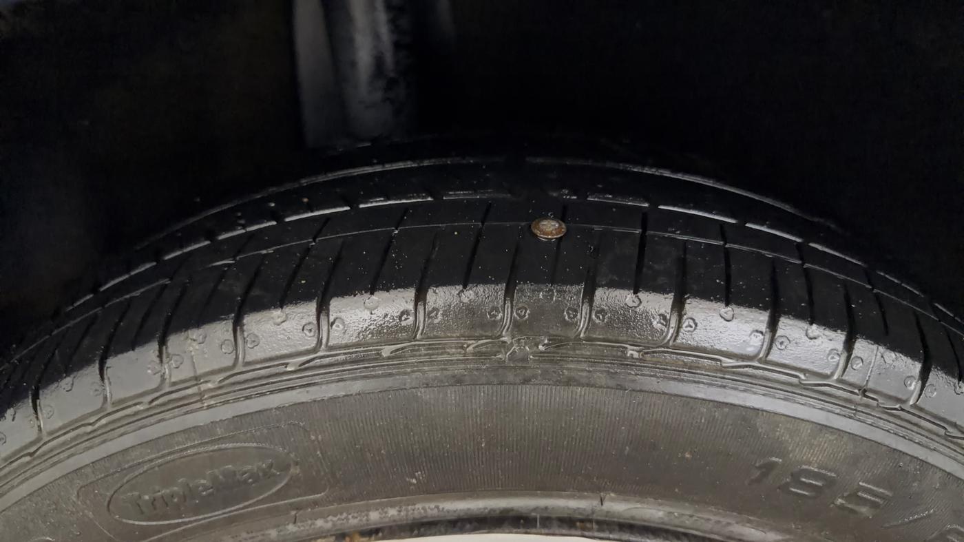 2016 Maruti Baleno DELTA PETROL 1.2, Petrol, Manual, 58,944 km, Right Rear Tyre Tread