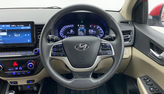 2021 Hyundai Verna SX (O) 1.5 VTVT IVT, Petrol, Automatic, 8,949 km, Steering Wheel Close Up