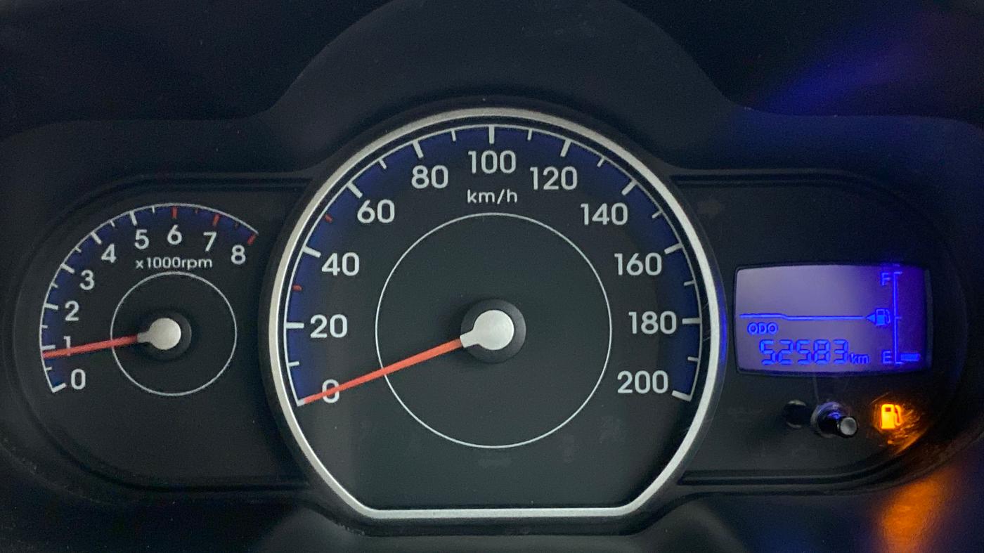 2011 Hyundai i10 MAGNA 1.1 IRDE2, CNG, Manual, 52,583 km, Odometer Image