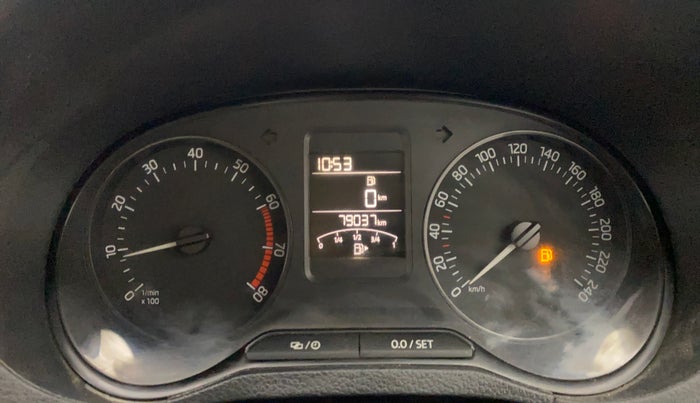 2017 Skoda Rapid STYLE 1.6 MPI, Petrol, Manual, 79,114 km, Odometer Image