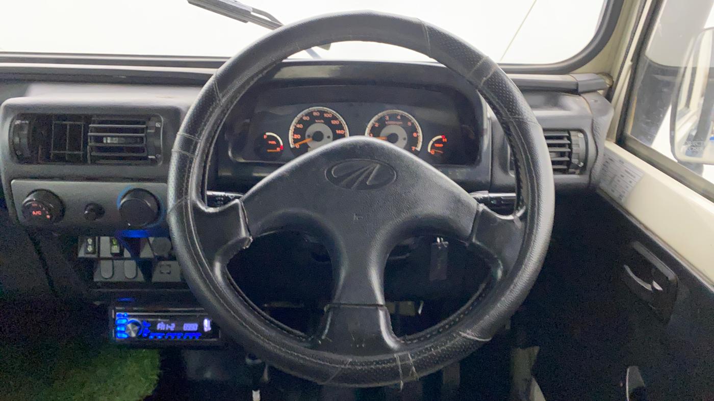 2015 Mahindra Thar CRDE 4X4 AC, Diesel, Manual, 72,165 km, Steering Wheel Close Up