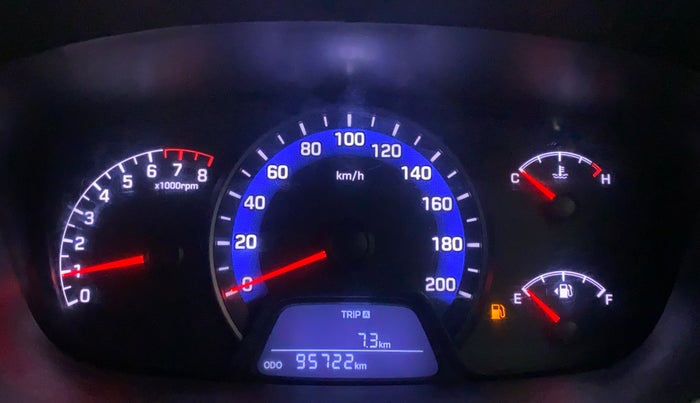 2016 Hyundai Xcent S 1.2, Petrol, Manual, 95,851 km, Odometer Image