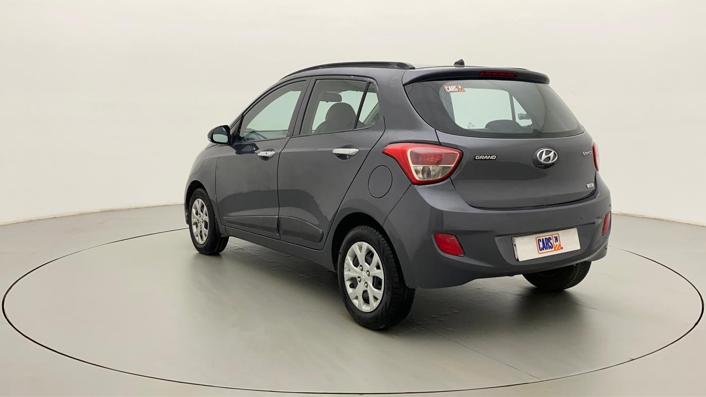 2014 Hyundai Grand i10 SPORTZ 1.2 KAPPA VTVT, Petrol, Manual, 87,327 km, Left Back Diagonal