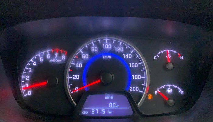 2014 Hyundai Grand i10 SPORTZ 1.2 KAPPA VTVT, Petrol, Manual, 87,327 km, Odometer Image