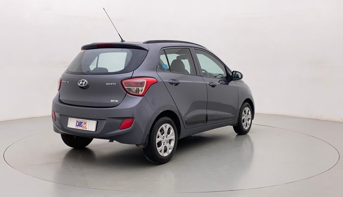 2015 Hyundai Grand i10 SPORTZ 1.2 KAPPA VTVT, Petrol, Manual, 62,496 km, Right Back Diagonal
