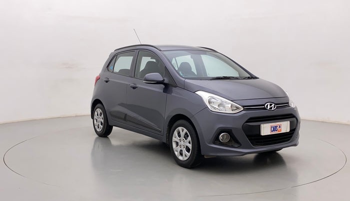 2015 Hyundai Grand i10 SPORTZ 1.2 KAPPA VTVT, Petrol, Manual, 62,496 km, Right Front Diagonal