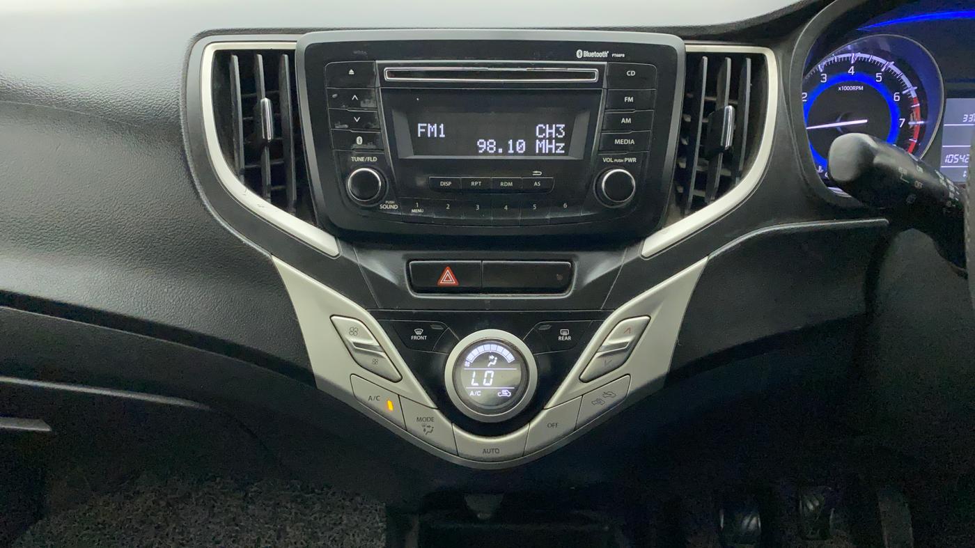 2017 Maruti Baleno DELTA PETROL 1.2, Petrol, Manual, 1,05,428 km, Air Conditioner