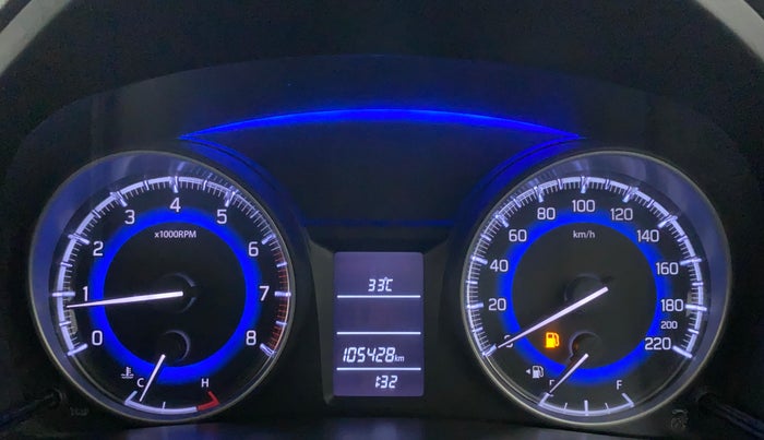 2017 Maruti Baleno DELTA PETROL 1.2, Petrol, Manual, 1,05,428 km, Odometer Image