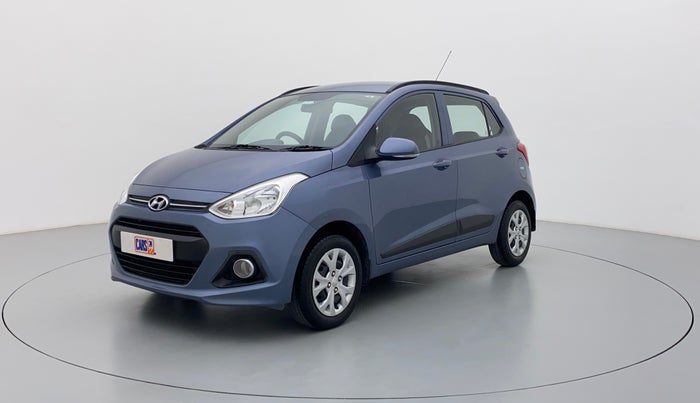 2016 Hyundai Grand i10 SPORTZ 1.2 KAPPA VTVT, Petrol, Manual, 17,364 km, Left Front Diagonal (45- Degree) View