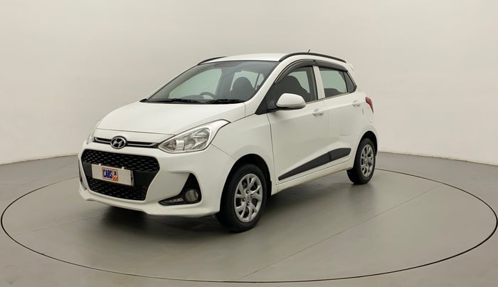 2018 Hyundai Grand i10 SPORTZ 1.2 KAPPA VTVT, Petrol, Manual, 56,471 km, Left Front Diagonal