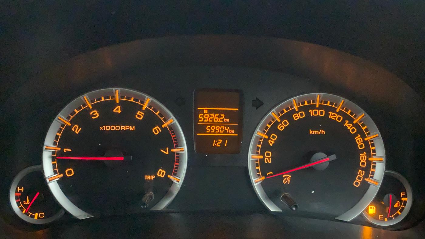 2014 Maruti Swift Dzire VXI, Petrol, Manual, 59,904 km, Odometer Image
