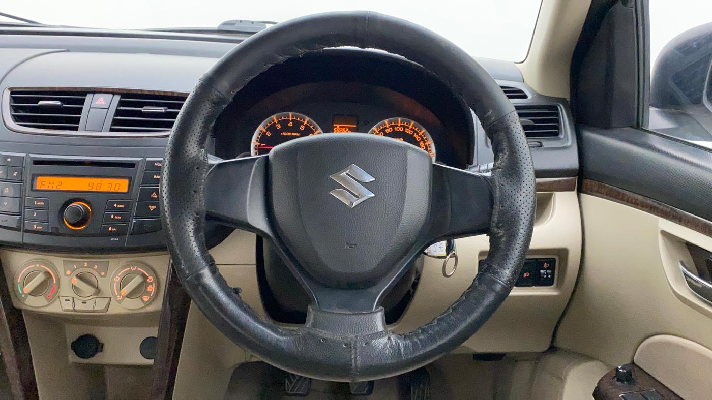 2014 Maruti Swift Dzire VXI, Petrol, Manual, 59,904 km, Steering Wheel Close Up
