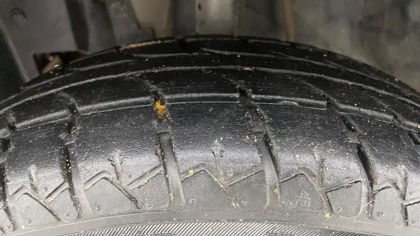 2018 Datsun Go T, Petrol, Manual, 67,527 km, Left Front Tyre Tread