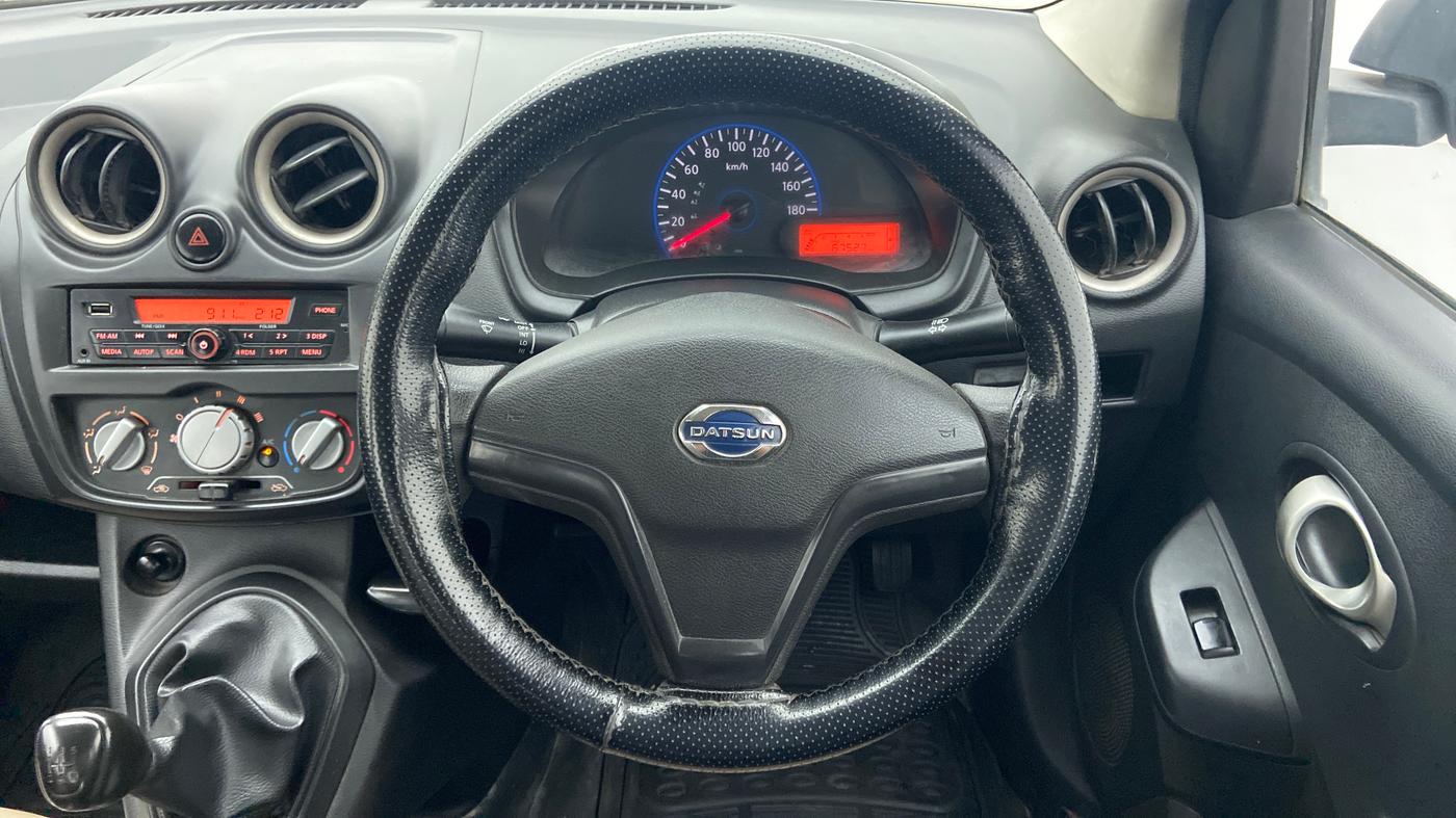 2018 Datsun Go T, Petrol, Manual, 67,527 km, Steering Wheel Close Up