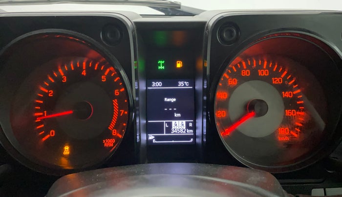 2023 Maruti JIMNY ALPHA ALL GRIP PRO MT, Petrol, Manual, 34,569 km, Odometer Image