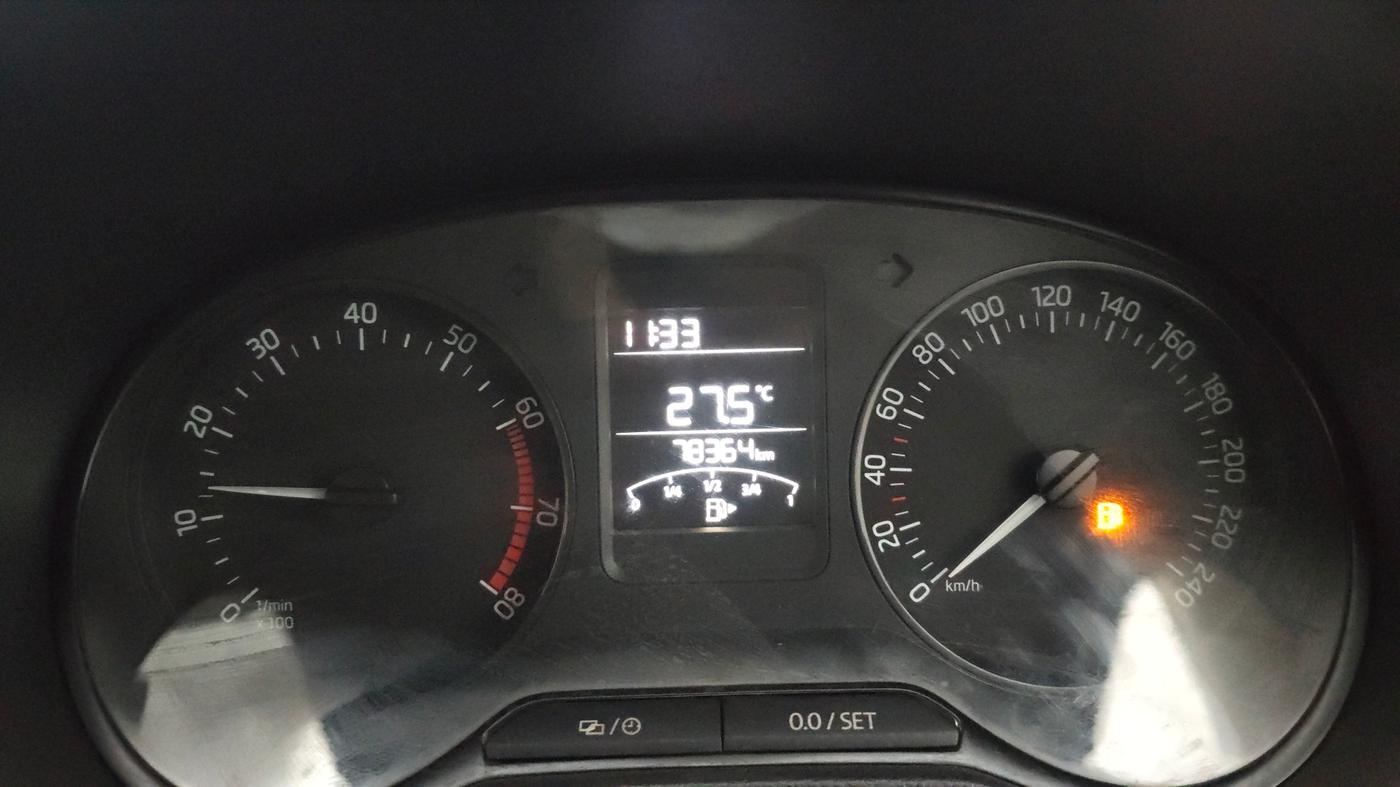 2020 Skoda Rapid ACTIVE 1.0 TSI, Petrol, Manual, 78,364 km, Odometer Image