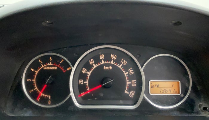 2011 Maruti Alto K10 VXI, Petrol, Manual, 73,641 km, Odometer Image