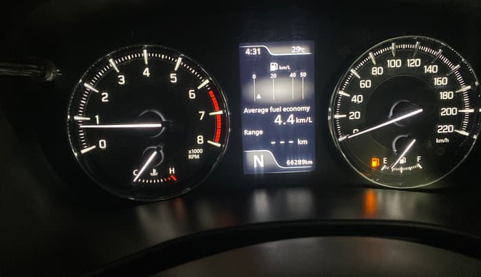 2022 Toyota Glanza V AMT, Petrol, Automatic, 66,277 km, Odometer Image
