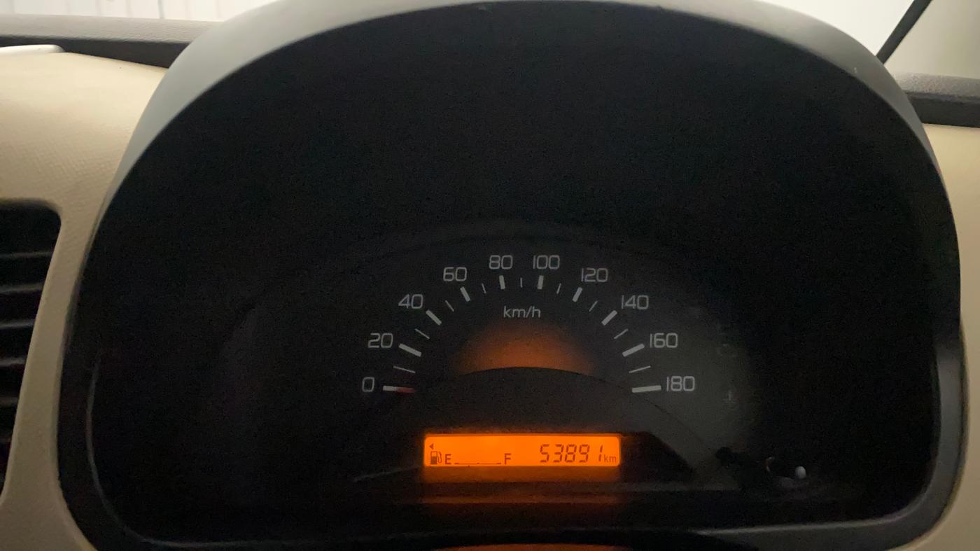 2017 Maruti Wagon R 1.0 LXI, Petrol, Manual, 53,872 km, Odometer Image