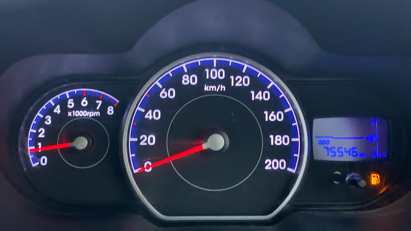 2013 Hyundai i10 MAGNA 1.1, Petrol, Manual, 75,546 km, Odometer Image