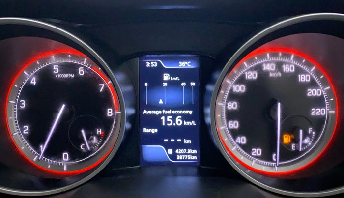 2022 Maruti Swift ZXI PLUS, Petrol, Manual, 38,909 km, Odometer Image