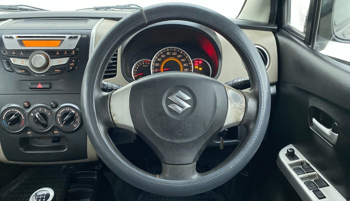 2013 Maruti Wagon R 1.0 VXI, Petrol, Manual, 78,637 km, Steering Wheel Close Up