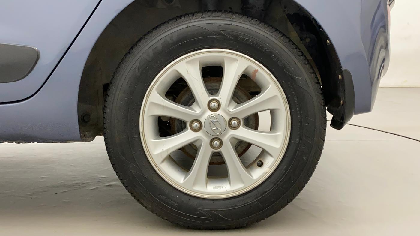 2014 Hyundai Grand i10 ASTA AT 1.2 KAPPA VTVT, Petrol, Automatic, 35,169 km, Left Rear Wheel