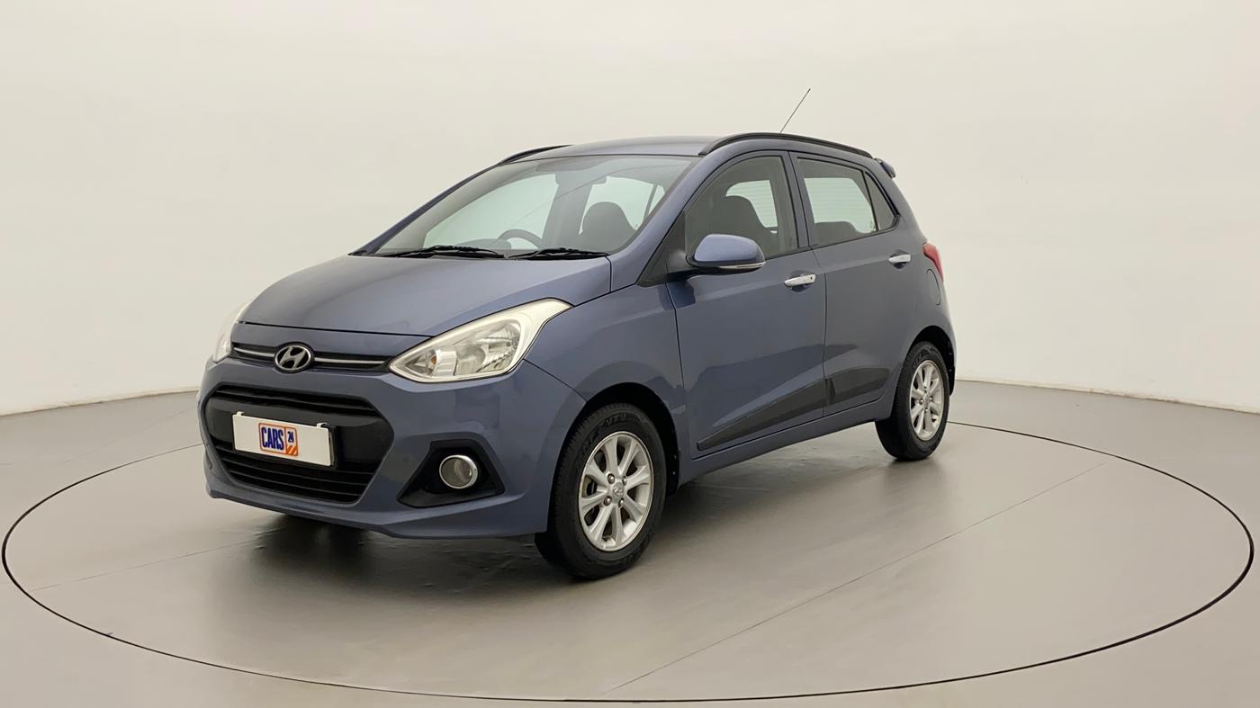 2014 Hyundai Grand i10 ASTA AT 1.2 KAPPA VTVT, Petrol, Automatic, 35,169 km, Left Front Diagonal