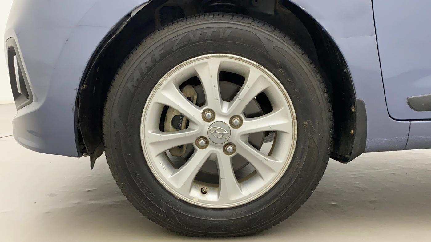 2014 Hyundai Grand i10 ASTA AT 1.2 KAPPA VTVT, Petrol, Automatic, 35,169 km, Left Front Wheel