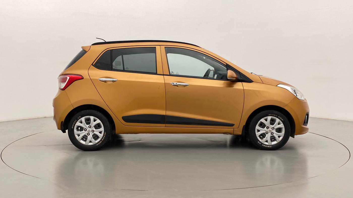 2014 Hyundai Grand i10 SPORTZ 1.2 KAPPA VTVT, Petrol, Manual, 75,370 km, Right Side View